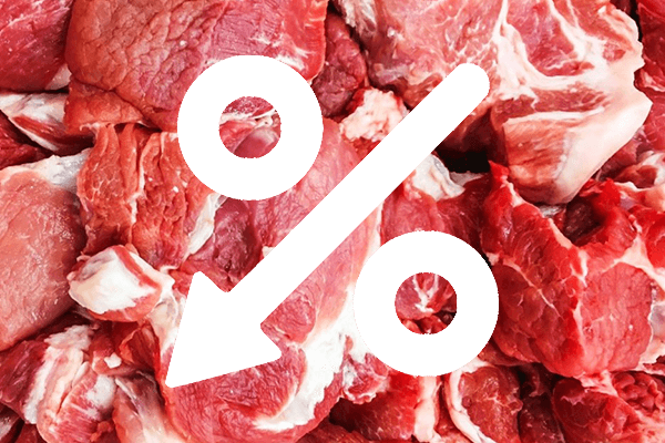 Снижение цен на мясо в РФ в конце августа - начале сентября прогнозирует Минсельхоз