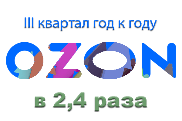 Ozon: в III квартале оборот онлайн-площадки вырос в 2,4 раза